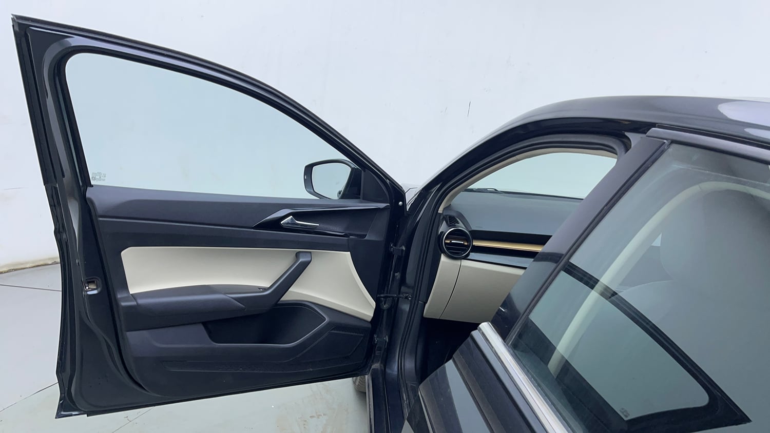 Used 2023 Skoda Slavia Style 1.0L TSI AT Petrol Automatic interior LEFT FRONT DOOR OPEN VIEW