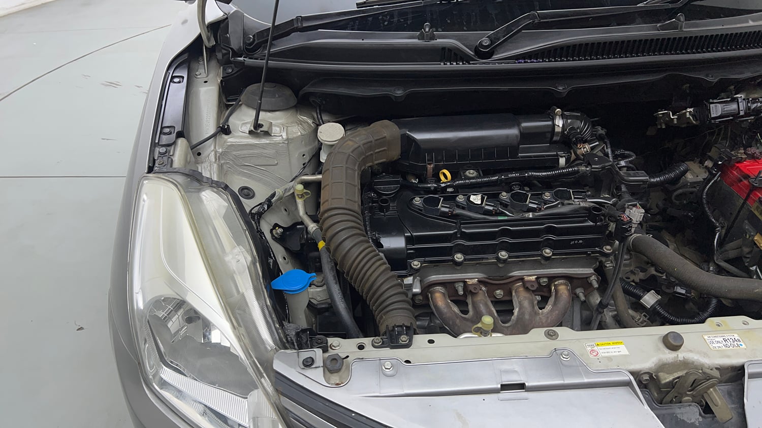 Used 2016 Maruti Suzuki Baleno Delta 1.2 AT Petrol Automatic engine ENGINE RIGHT SIDE VIEW