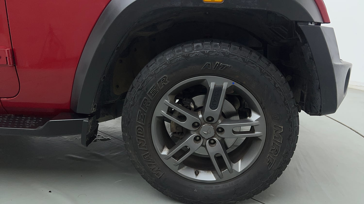 Used 2024 Mahindra Thar LX Hard Top Petrol AT RWD Petrol Automatic tyres RIGHT FRONT TYRE RIM VIEW