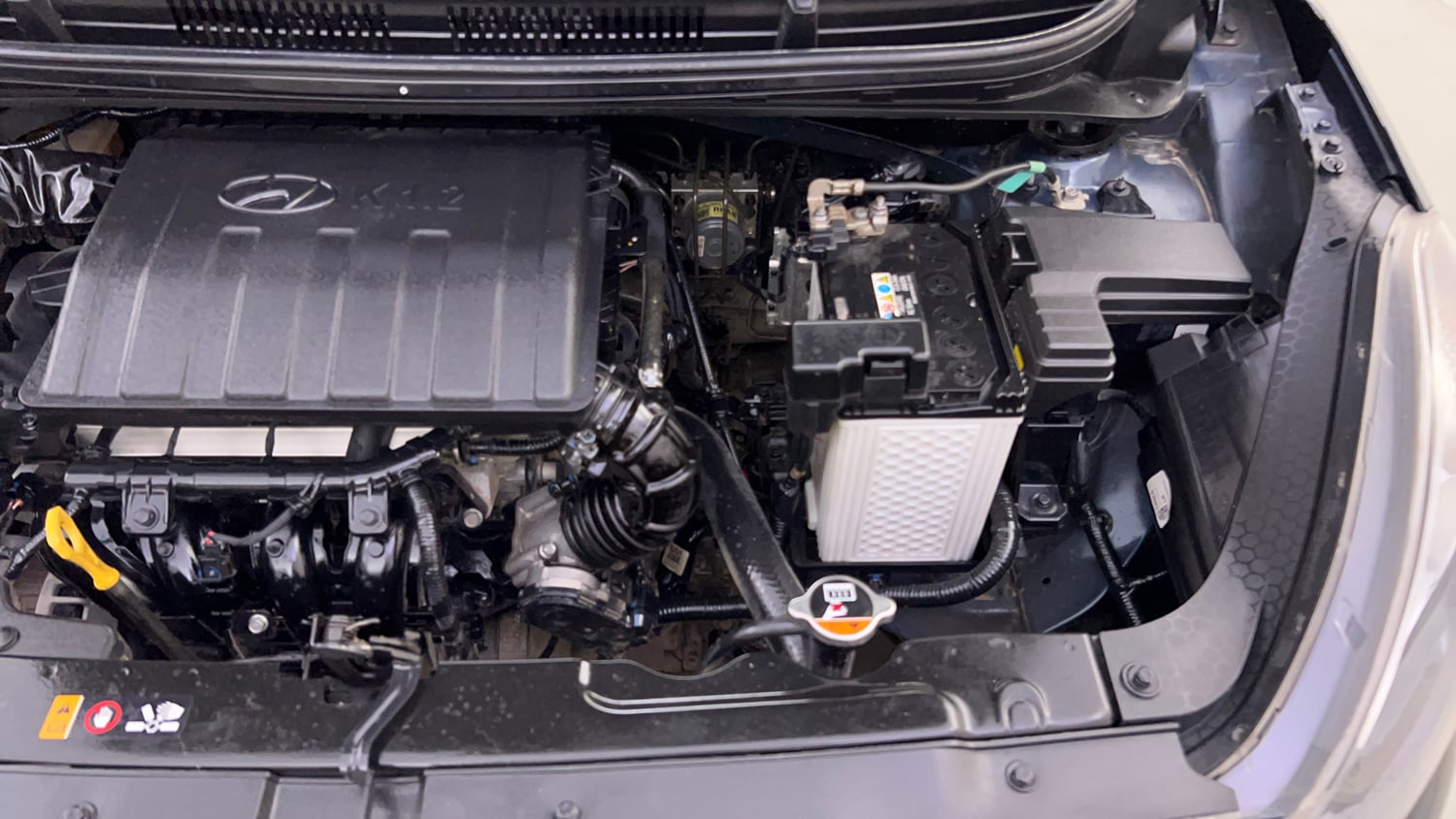 Used 2020 Hyundai Grand i10 Nios Sportz 1.2 Kappa VTVT Petrol Manual engine ENGINE LEFT SIDE VIEW