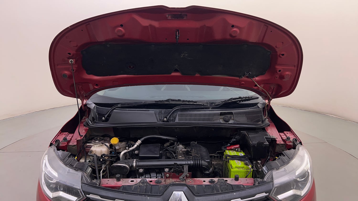 Used 2020 Renault Triber RXL EASY-R AMT Petrol Automatic engine ENGINE & BONNET OPEN FRONT VIEW