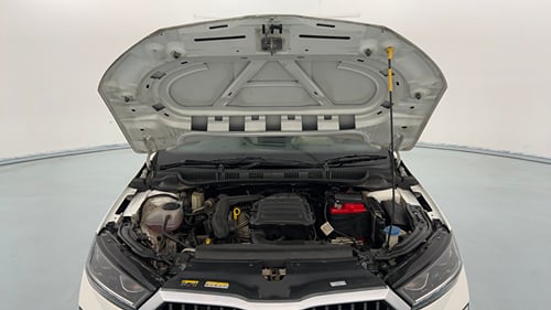 Used 2023 Skoda Slavia Style 1.0L TSI AT Petrol Automatic engine ENGINE & BONNET OPEN FRONT VIEW