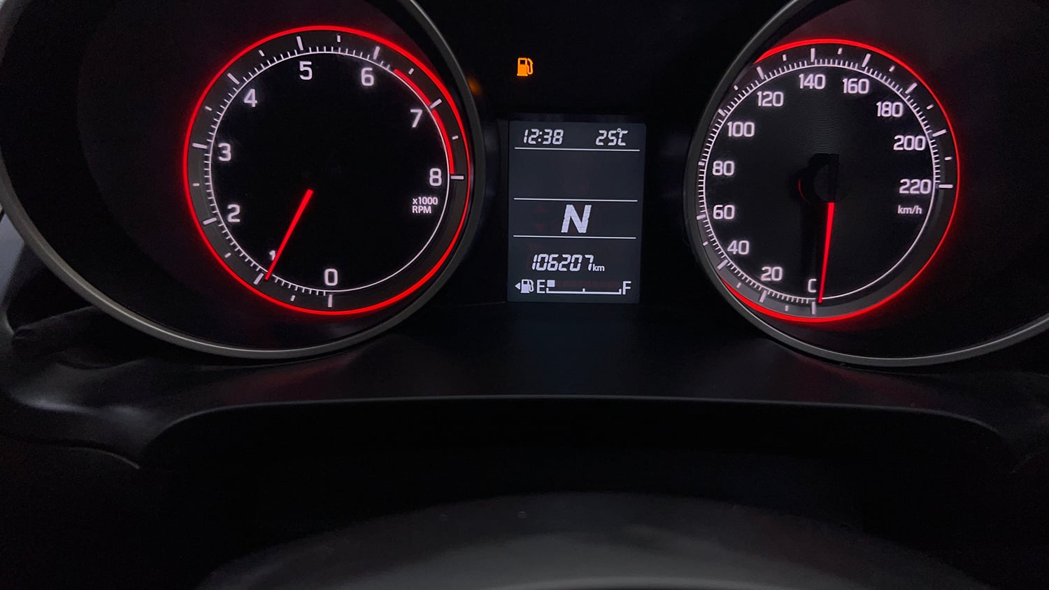 Used 2018 Maruti Suzuki Swift ZXi AMT Petrol Automatic interior CLUSTERMETER VIEW