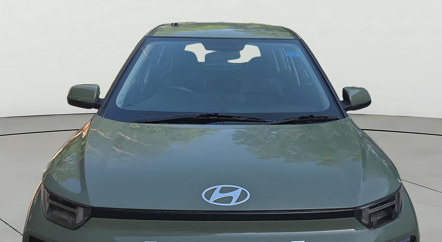 Used 2023 Hyundai Exter S 1.2 MT Petrol Manual exterior FRONT WINDSHIELD VIEW