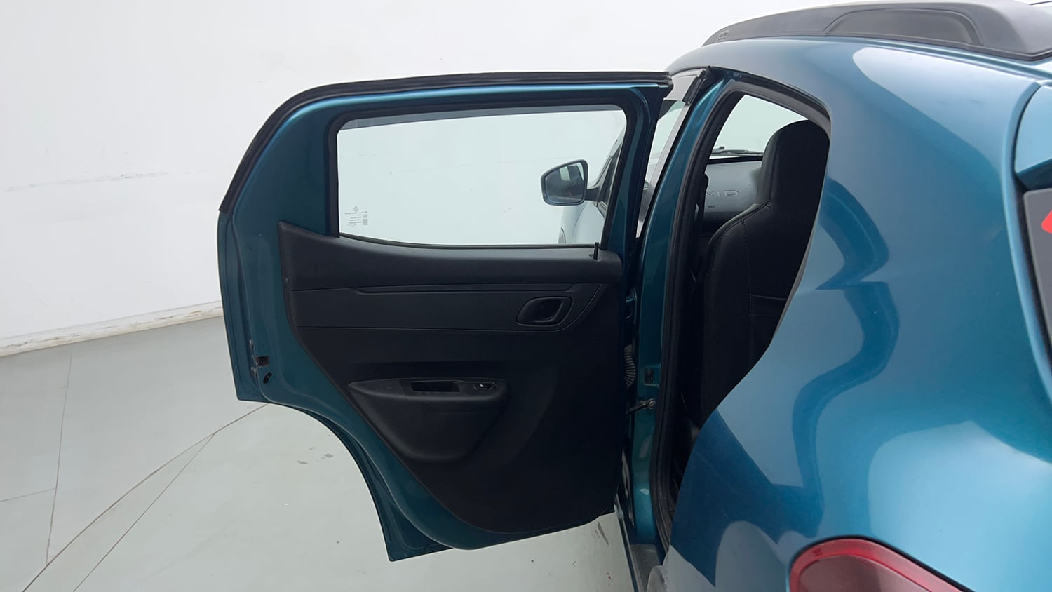 Used 2022 Renault Kwid RXT 1.0 Petrol Manual interior LEFT REAR DOOR OPEN VIEW
