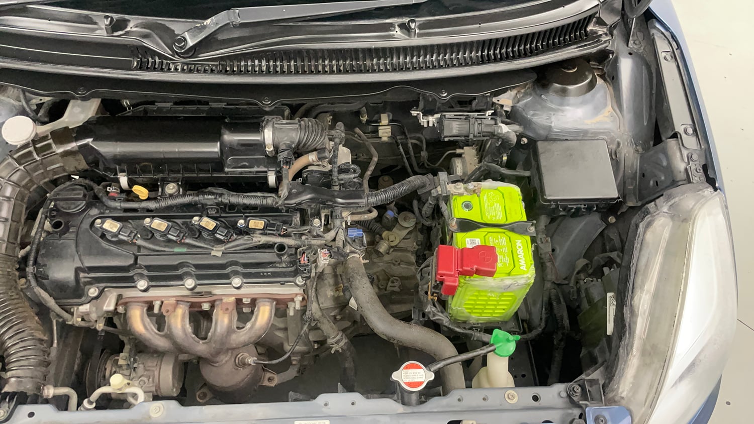 Used 2017 Maruti Suzuki Baleno Delta 1.2 Petrol Manual engine ENGINE LEFT SIDE VIEW