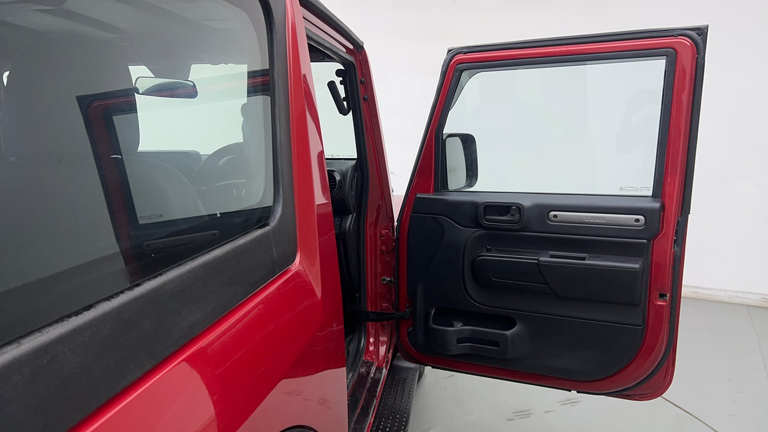 Used 2024 Mahindra Thar LX Hard Top Petrol AT RWD Petrol Automatic interior RIGHT FRONT DOOR OPEN VIEW