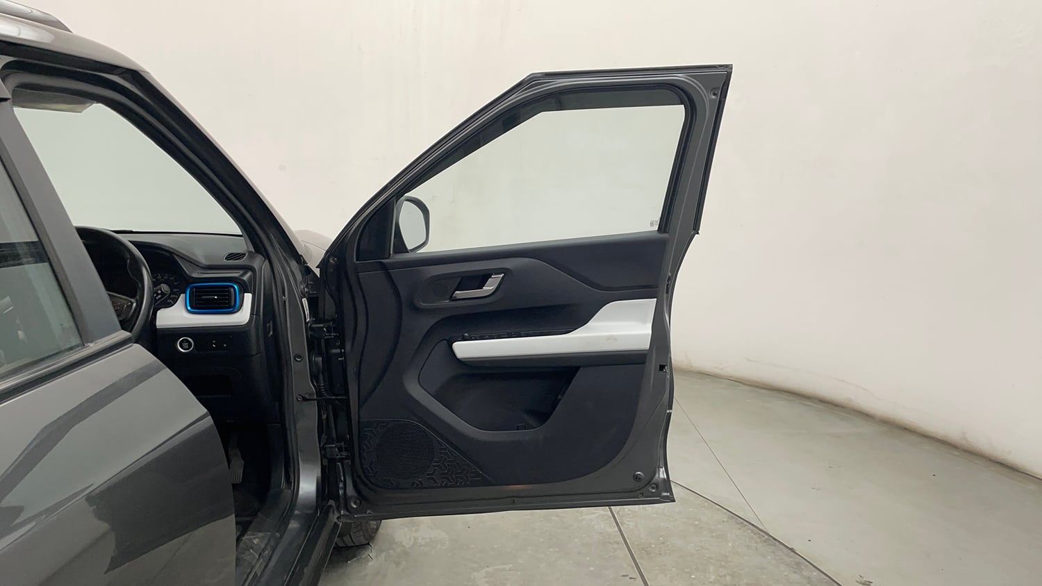 Used 2022 Tata Punch Creative Dual Tone Petrol Manual interior RIGHT FRONT DOOR OPEN VIEW