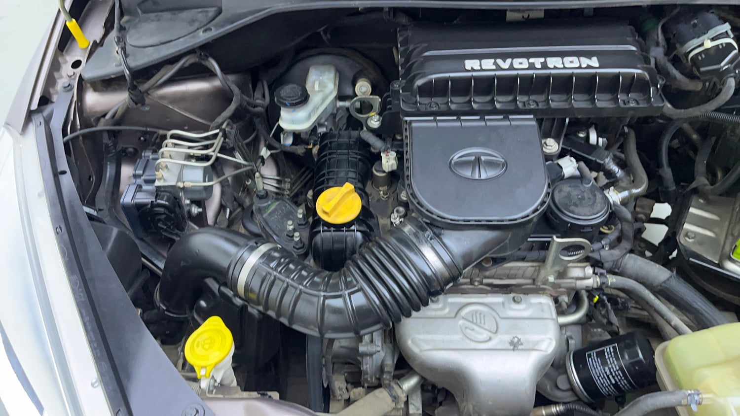 Used 2016 Tata Tiago Revotron XZ Petrol Manual engine ENGINE RIGHT SIDE VIEW