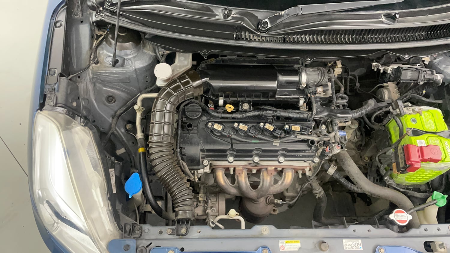 Used 2017 Maruti Suzuki Baleno Delta 1.2 Petrol Manual engine ENGINE RIGHT SIDE VIEW