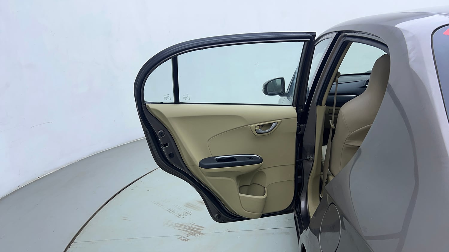 Used 2016 Honda Amaze 1.2 SX i-VTEC Petrol Manual interior LEFT REAR DOOR OPEN VIEW