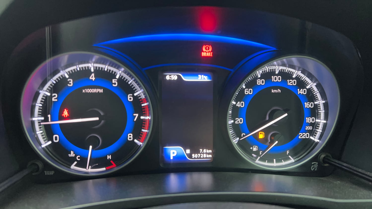Used 2020 Maruti Suzuki Baleno Alpha Automatic Petrol Automatic interior CLUSTERMETER VIEW