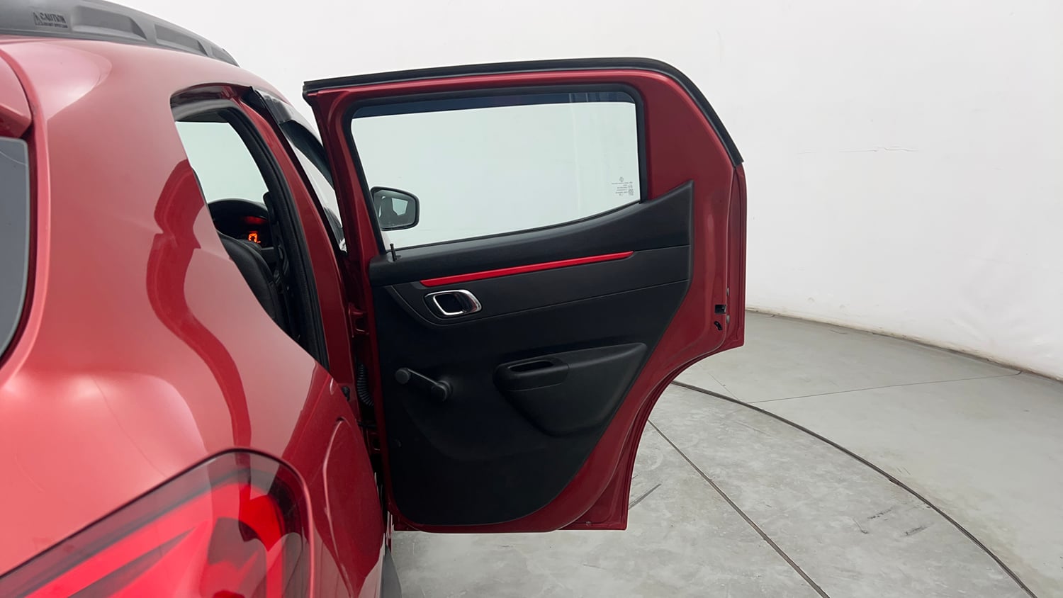 Used 2018 Renault Kwid 1.0 RXT AMT Petrol Automatic interior RIGHT REAR DOOR OPEN VIEW