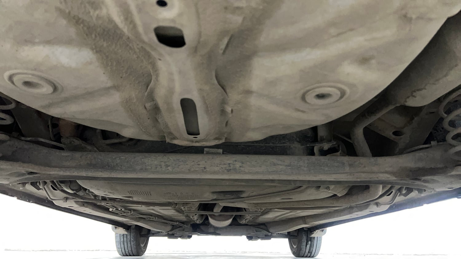 Used 2016 Maruti Suzuki Baleno Zeta 1.2 Petrol Manual extra REAR UNDERBODY VIEW (TAKEN FROM REAR)