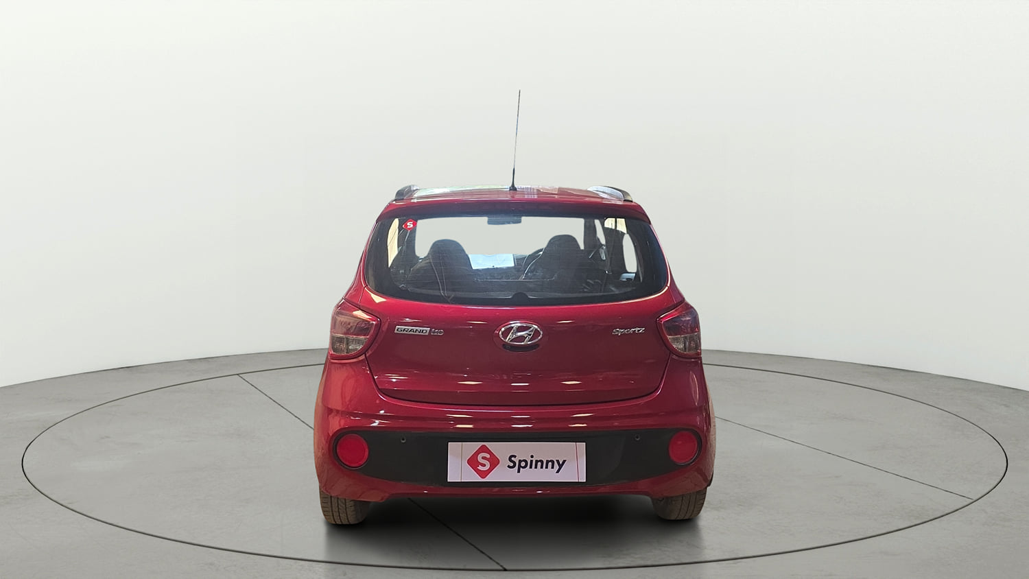 Used 2018 Hyundai Grand i10 Sportz 1.2 Kappa VTVT Petrol Manual exterior BACK VIEW