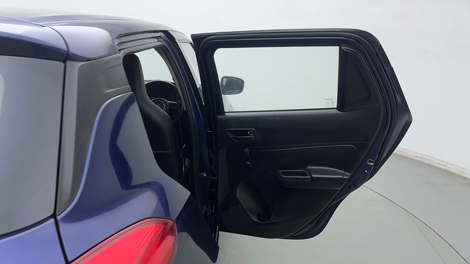 Used 2019 Maruti Suzuki Swift LXi Petrol Manual interior RIGHT REAR DOOR OPEN VIEW