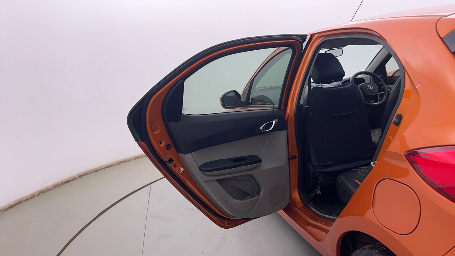 Used 2019 Tata Tiago Revotron XZ Plus Petrol Manual interior LEFT REAR DOOR OPEN VIEW