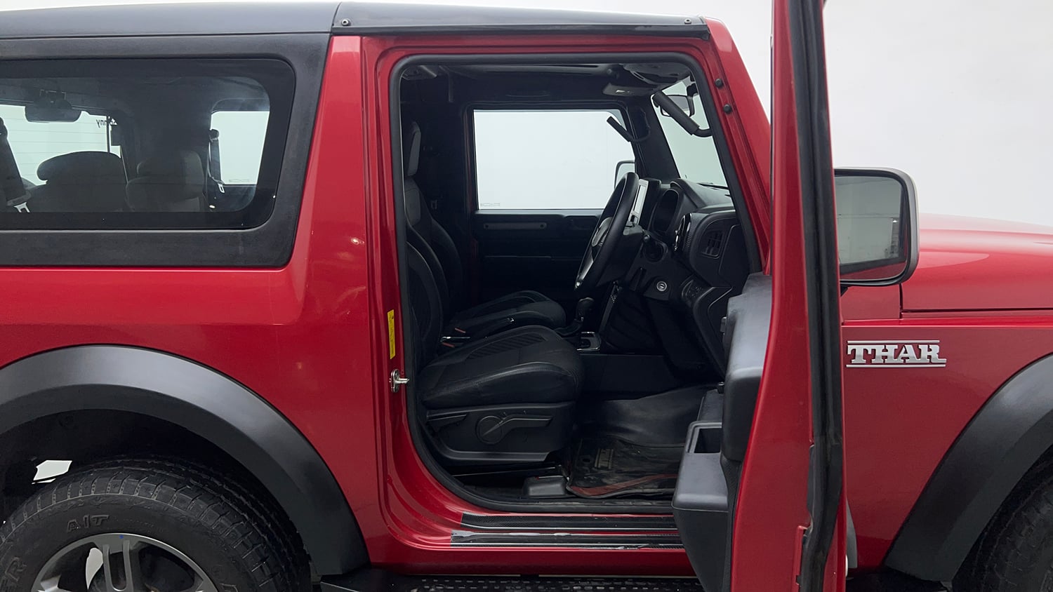 Used 2024 Mahindra Thar LX Hard Top Petrol AT RWD Petrol Automatic interior RIGHT SIDE FRONT DOOR CABIN VIEW