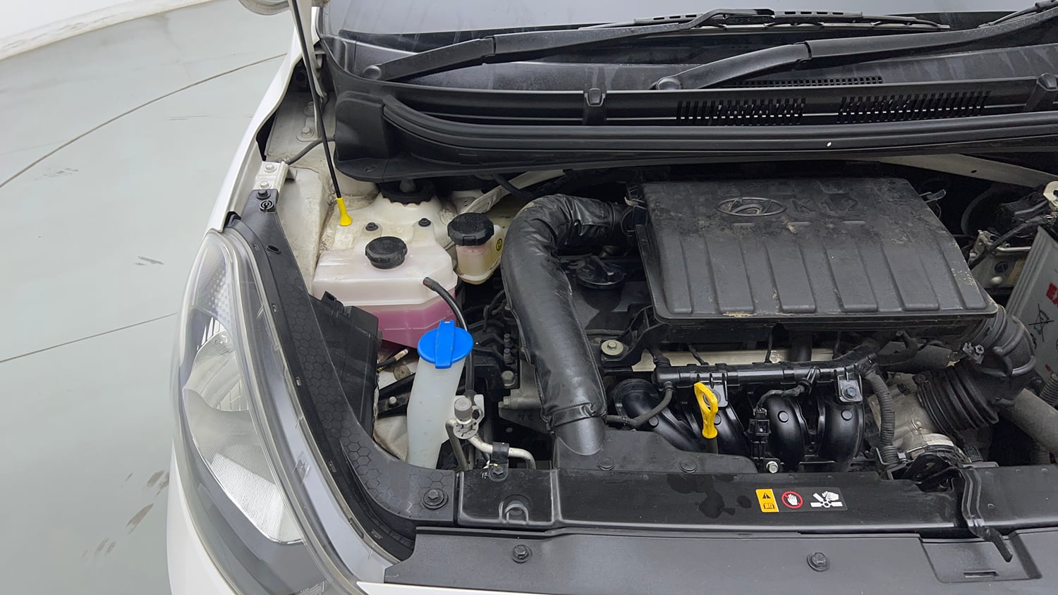 Used 2024 Hyundai Grand i10 Nios Magna 1.2 Kappa AMT Petrol Automatic engine ENGINE RIGHT SIDE VIEW
