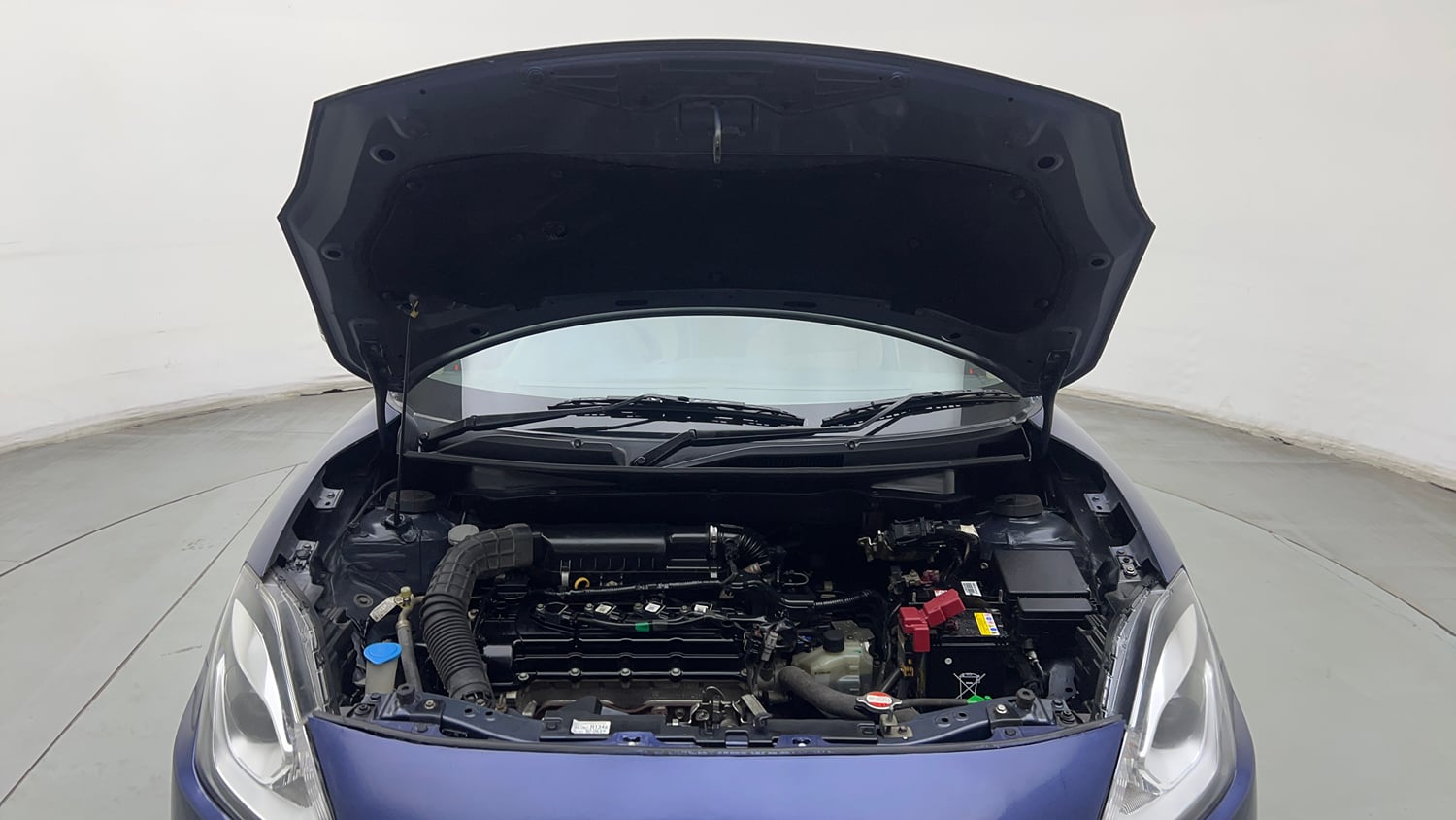 Used 2019 Maruti Suzuki Dzire ZXi Plus AMT Petrol Automatic engine ENGINE & BONNET OPEN FRONT VIEW