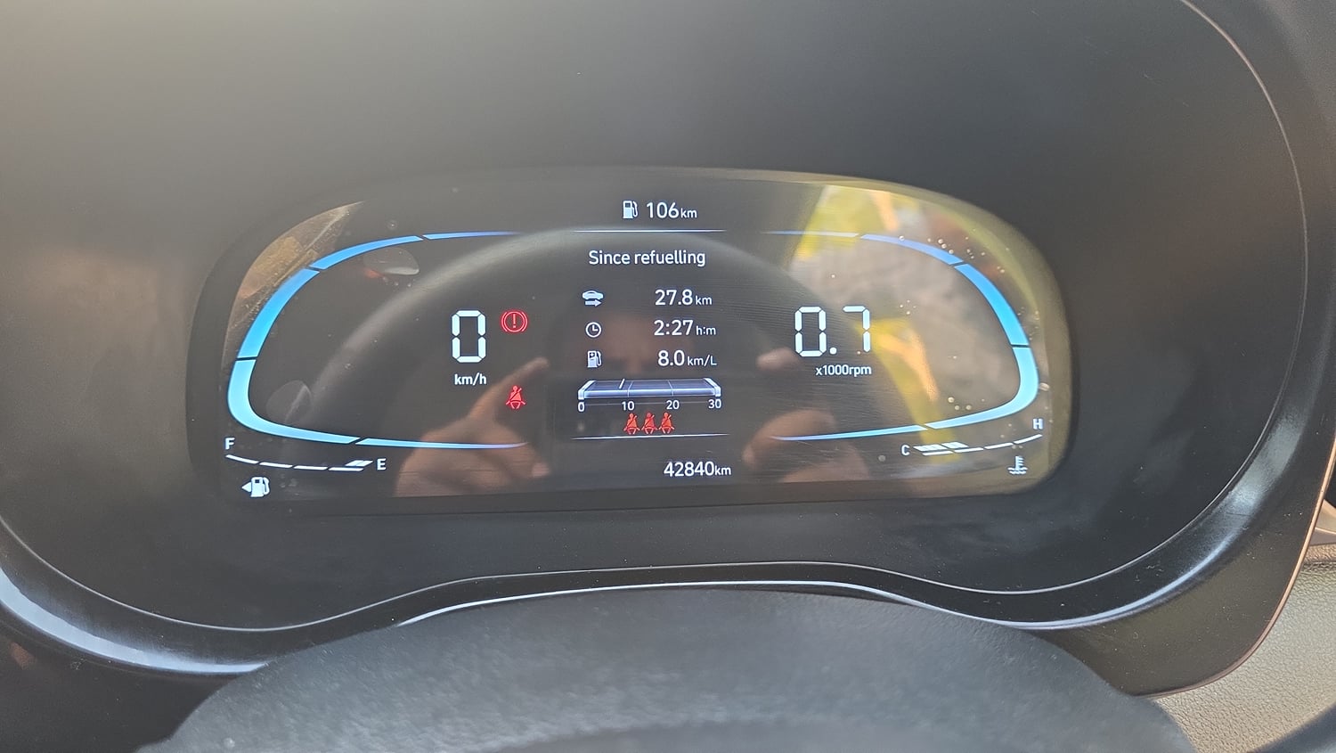 Used 2023 Hyundai Exter S 1.2 MT Petrol Manual interior CLUSTERMETER VIEW