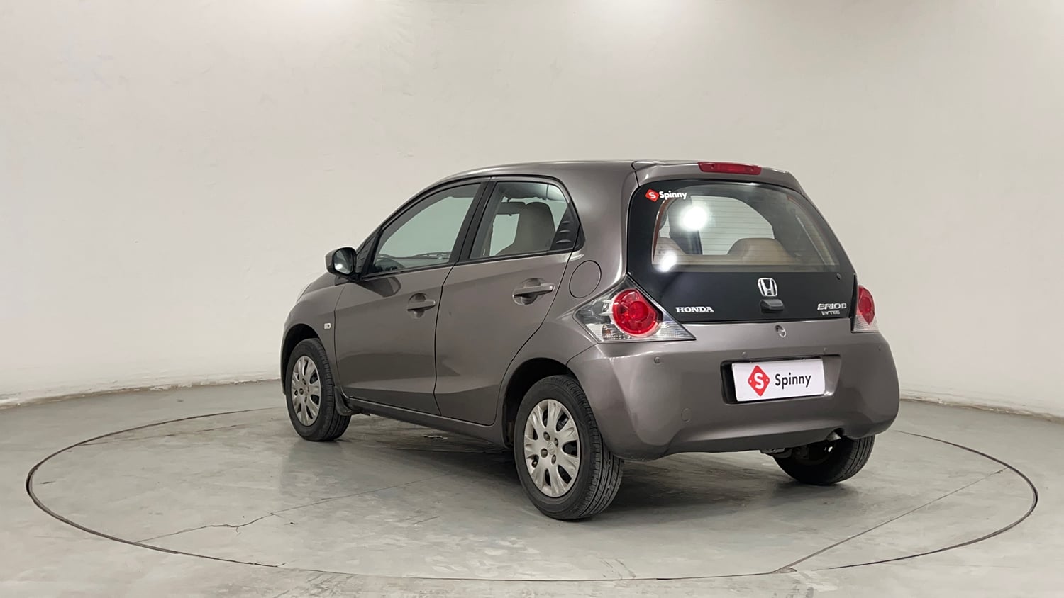 Used 2013 Honda Brio S MT Petrol Manual exterior LEFT REAR CORNER VIEW