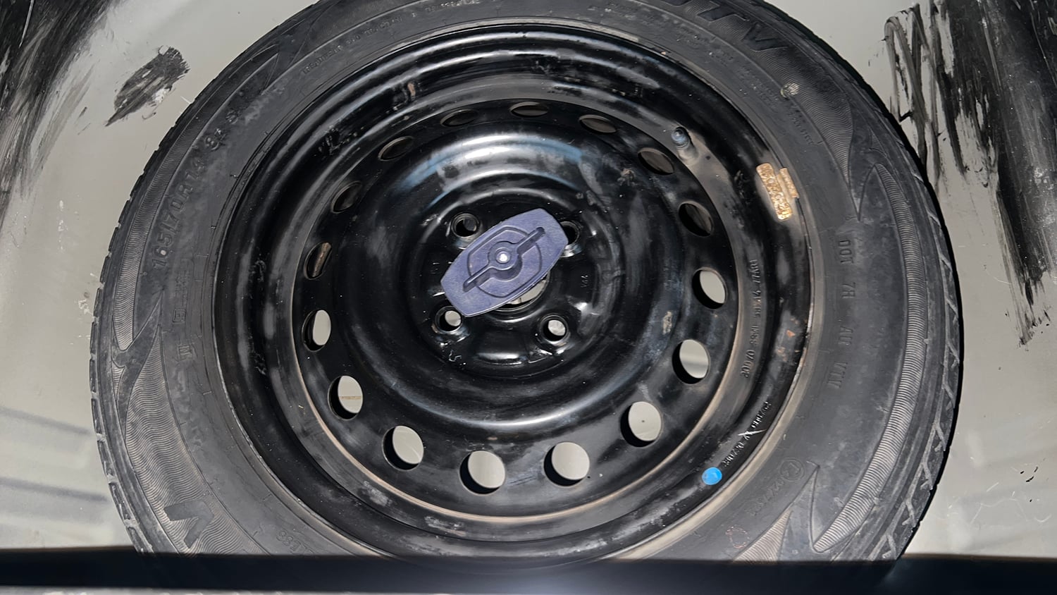 Used 2020 Maruti Suzuki Wagon R ZXi 1.2 AMT Petrol Automatic tyres SPARE TYRE VIEW