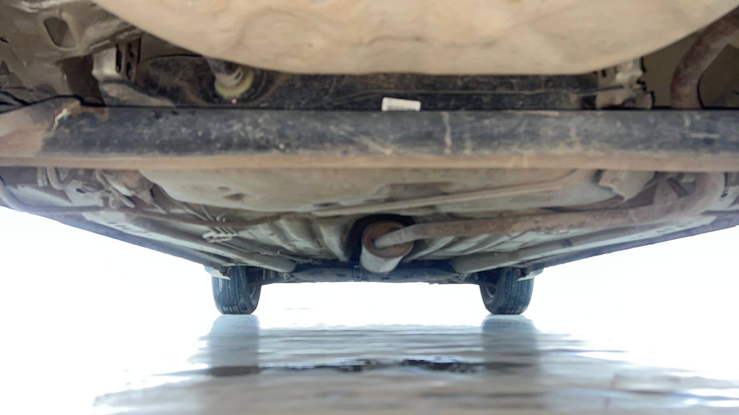 Used 2020 Maruti Suzuki Wagon R ZXi 1.2 AMT Petrol Automatic extra REAR UNDERBODY VIEW (TAKEN FROM REAR)