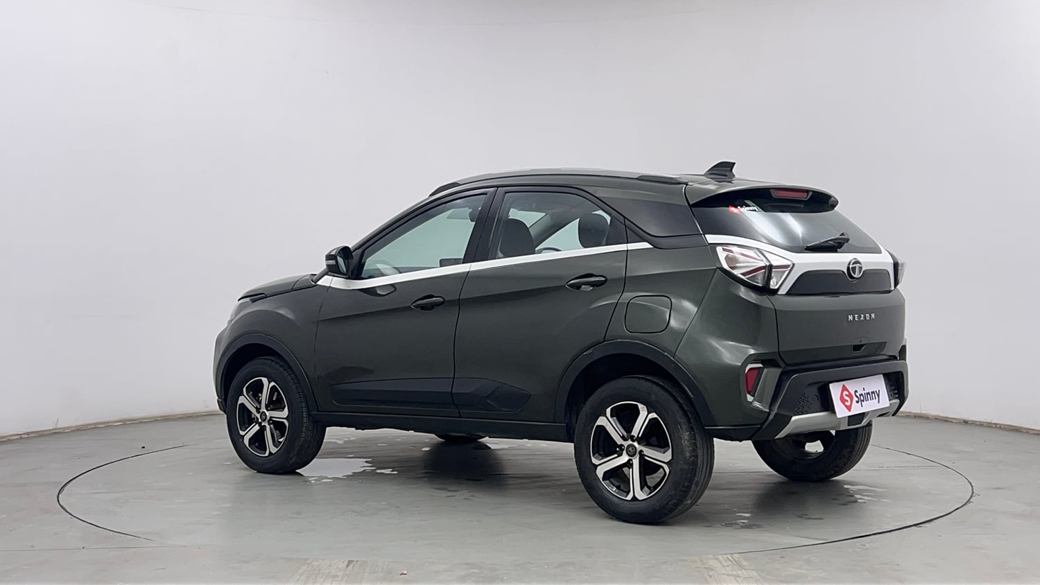 Used 2022 Tata Nexon XZA Plus Diesel Diesel Automatic exterior LEFT REAR CORNER VIEW