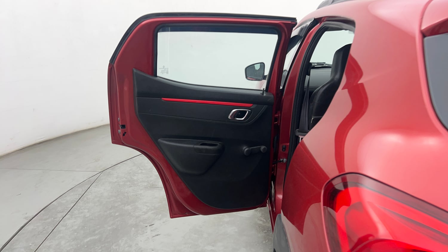 Used 2018 Renault Kwid 1.0 RXT AMT Petrol Automatic interior LEFT REAR DOOR OPEN VIEW