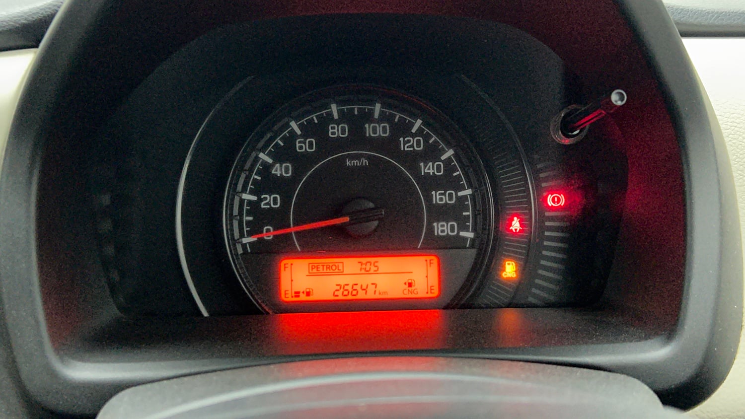 Used 2022 Maruti Suzuki Wagon R LXi (O) 1.0 CNG Cng Manual interior CLUSTERMETER VIEW