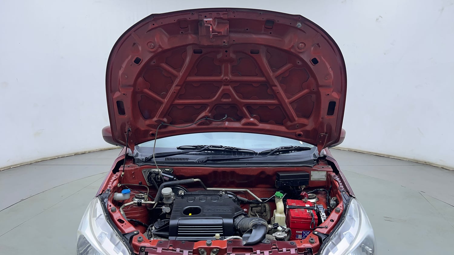 Used 2018 Maruti Suzuki Alto K10 VXi (O) Petrol Manual engine ENGINE & BONNET OPEN FRONT VIEW