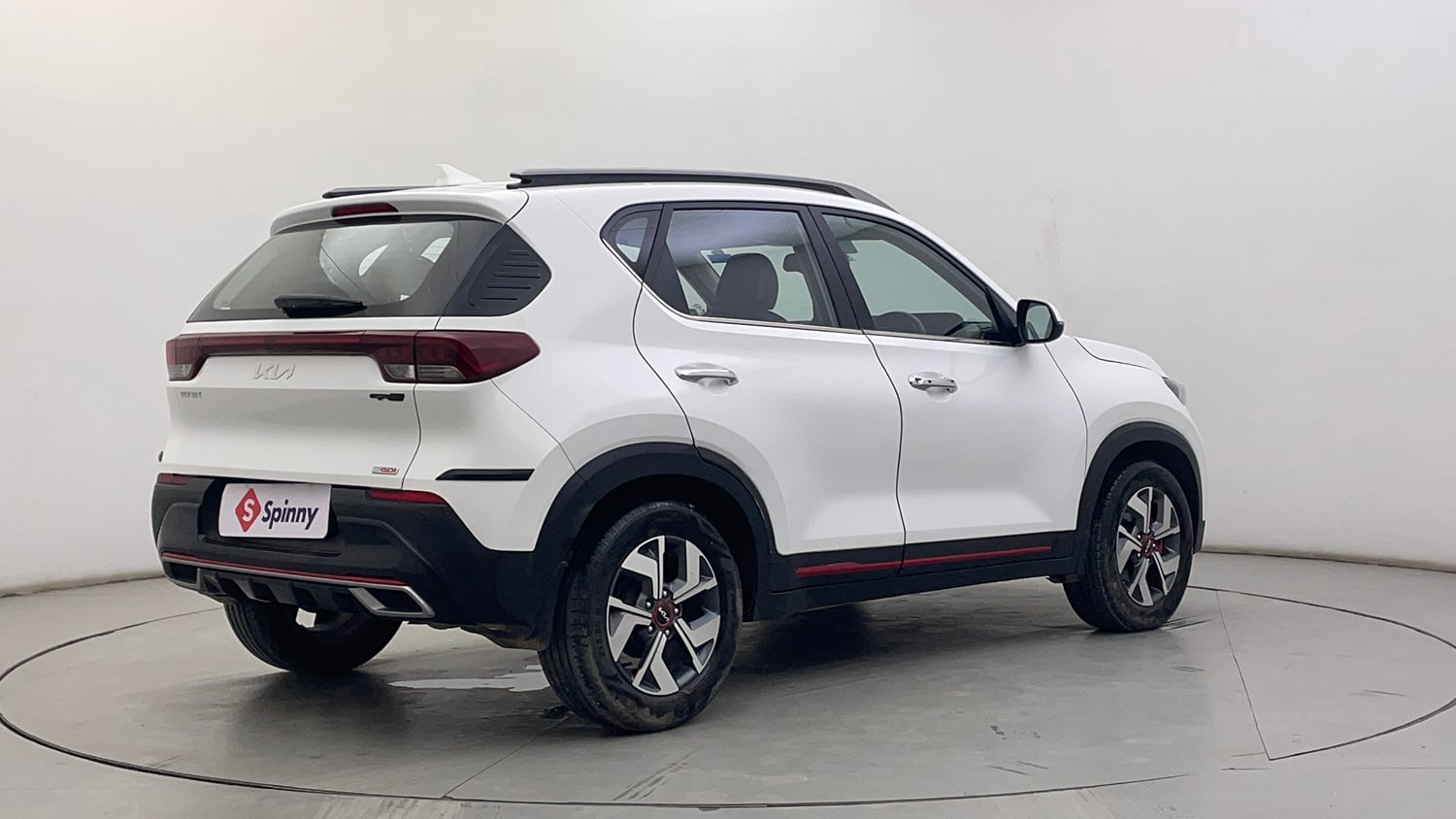 Used 2023 Kia Sonet GTX Plus 1.0 Turbo Petrol DCT Petrol Automatic exterior RIGHT REAR CORNER VIEW
