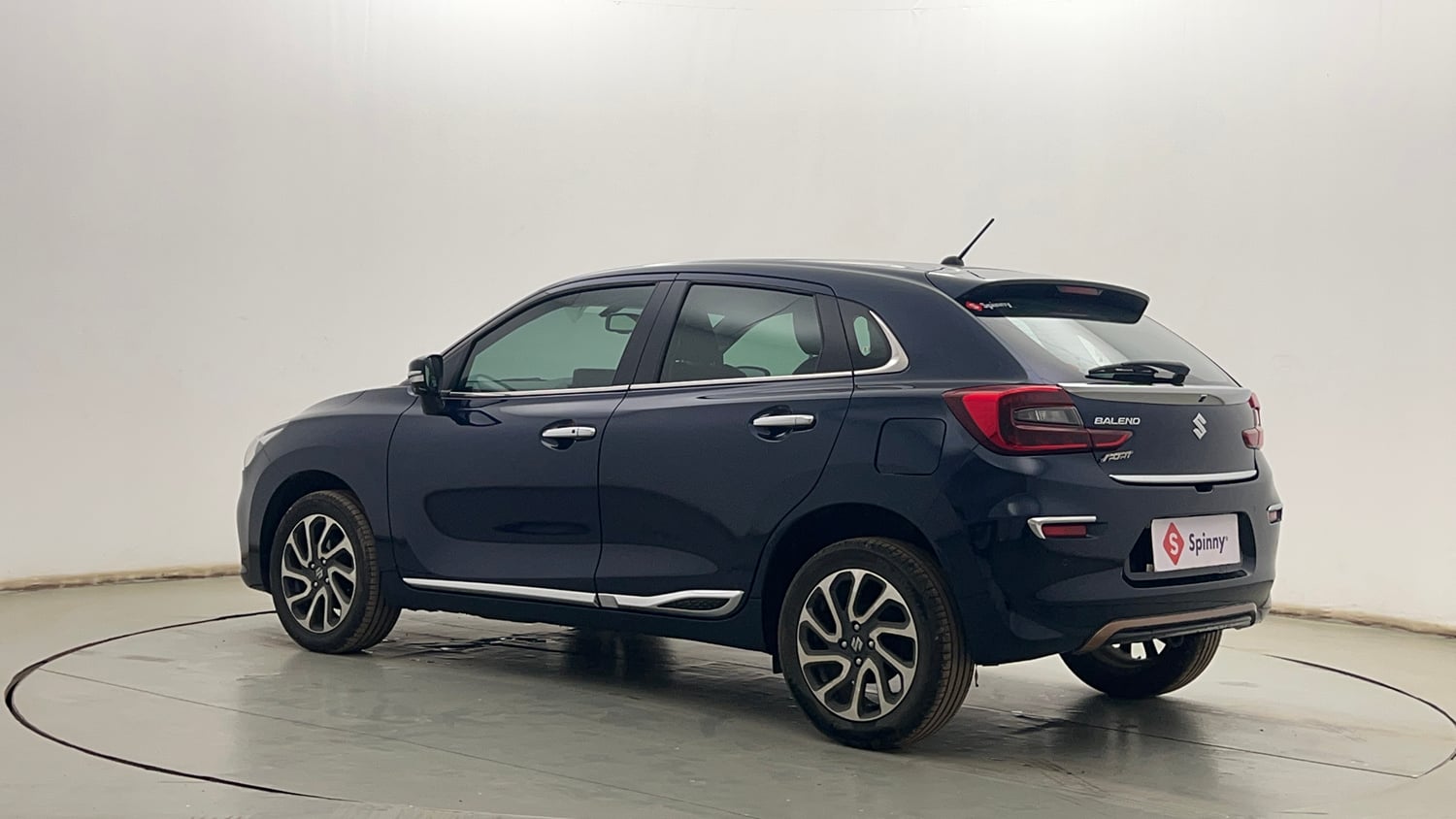 Used 2022 Maruti Suzuki Baleno Alpha AGS Petrol Automatic exterior LEFT REAR CORNER VIEW