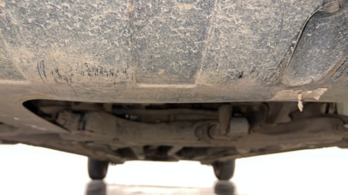 Used 2015 Hyundai Elite i20 Sportz 1.2 Petrol Manual extra FRONT LEFT UNDERBODY VIEW