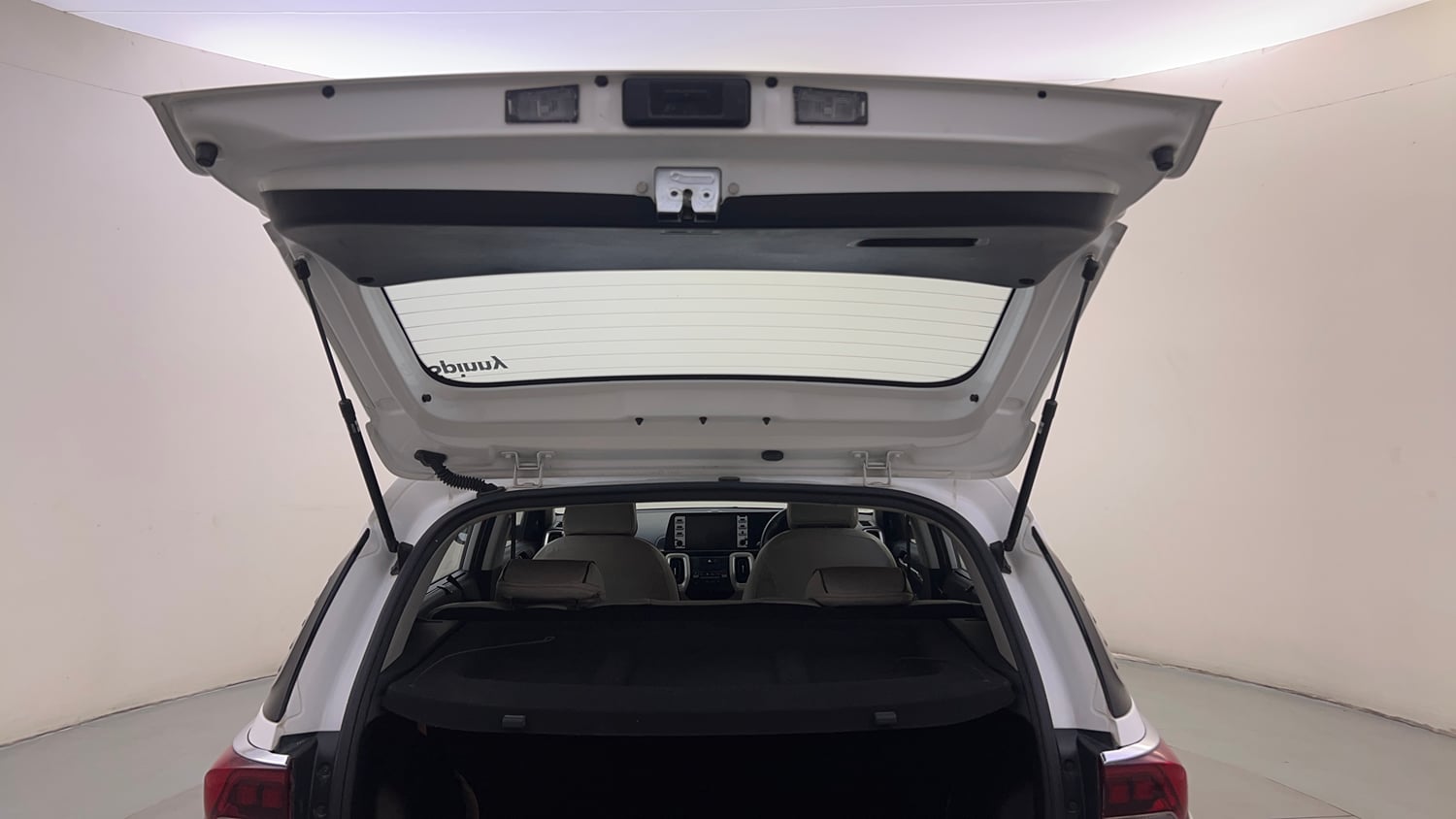Used 2022 Kia Sonet Anniversary Edition 1.0 iMT Petrol Manual interior DICKY DOOR OPEN VIEW