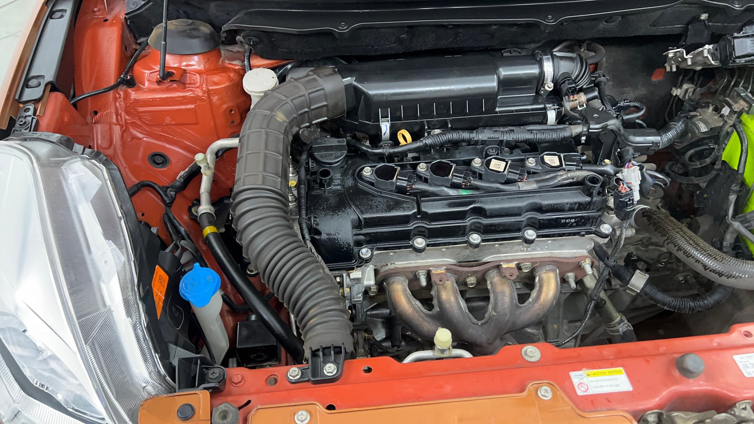 Used 2016 Maruti Suzuki Baleno Zeta 1.2 Petrol Manual engine ENGINE RIGHT SIDE VIEW