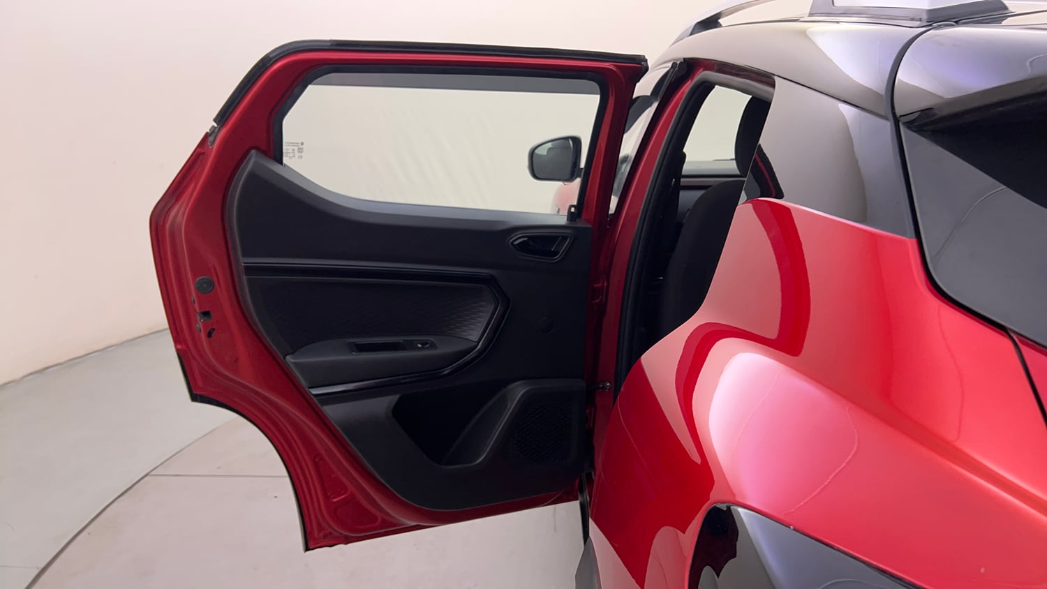 Used 2023 Renault Kiger RXZ AMT Dual Tone Petrol Automatic interior LEFT REAR DOOR OPEN VIEW