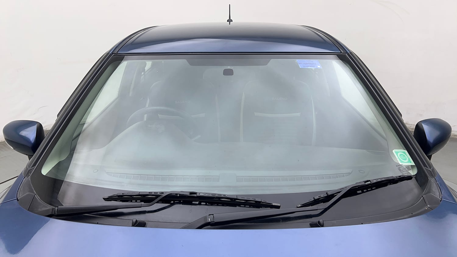 Used 2017 Maruti Suzuki Baleno Delta 1.2 Petrol Manual exterior FRONT WINDSHIELD VIEW