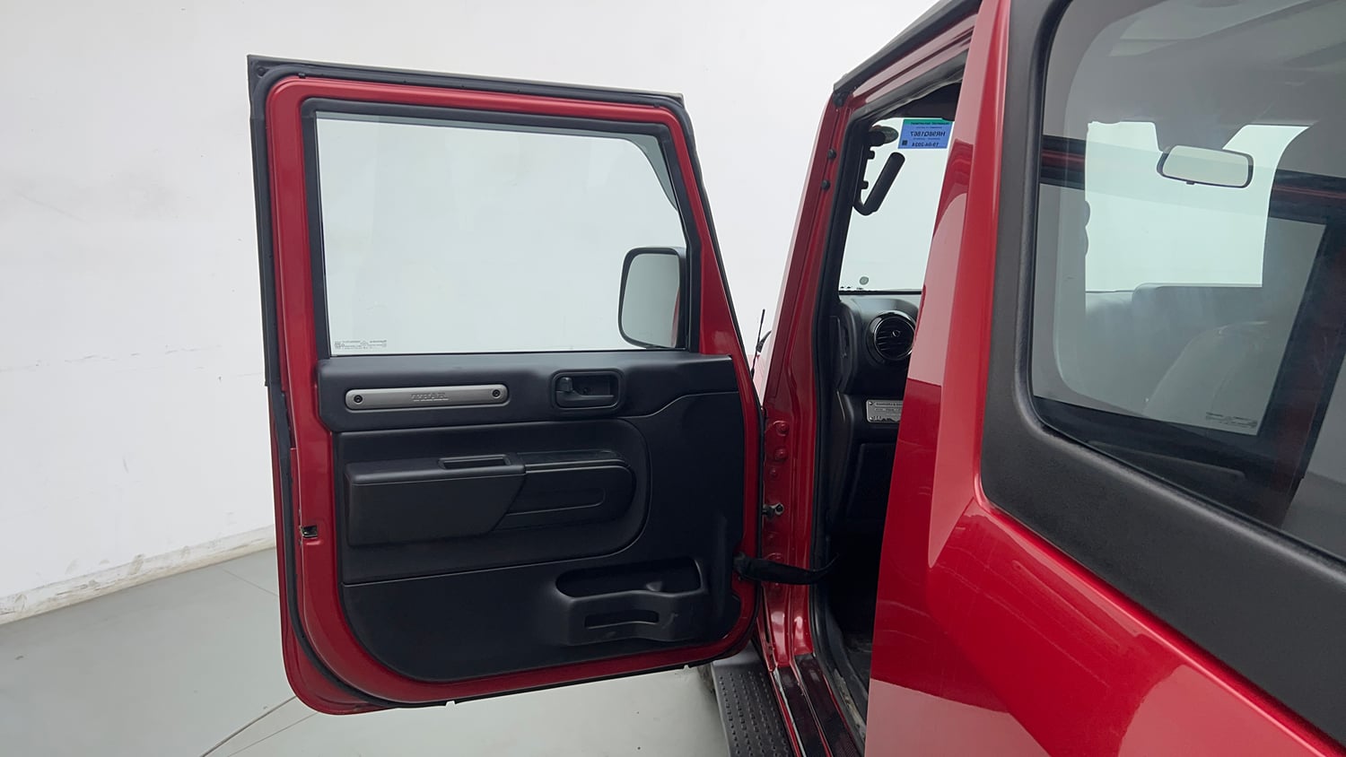 Used 2024 Mahindra Thar LX Hard Top Petrol AT RWD Petrol Automatic interior LEFT FRONT DOOR OPEN VIEW