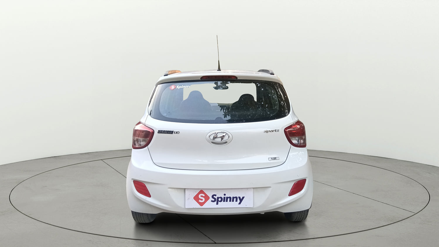 Used 2015 Hyundai Grand i10 Sportz 1.2 Kappa VTVT Petrol Manual exterior BACK VIEW