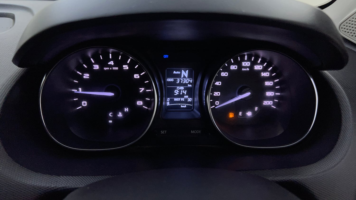 Used 2018 Tata Tigor Revotron XTA Petrol Automatic interior CLUSTERMETER VIEW