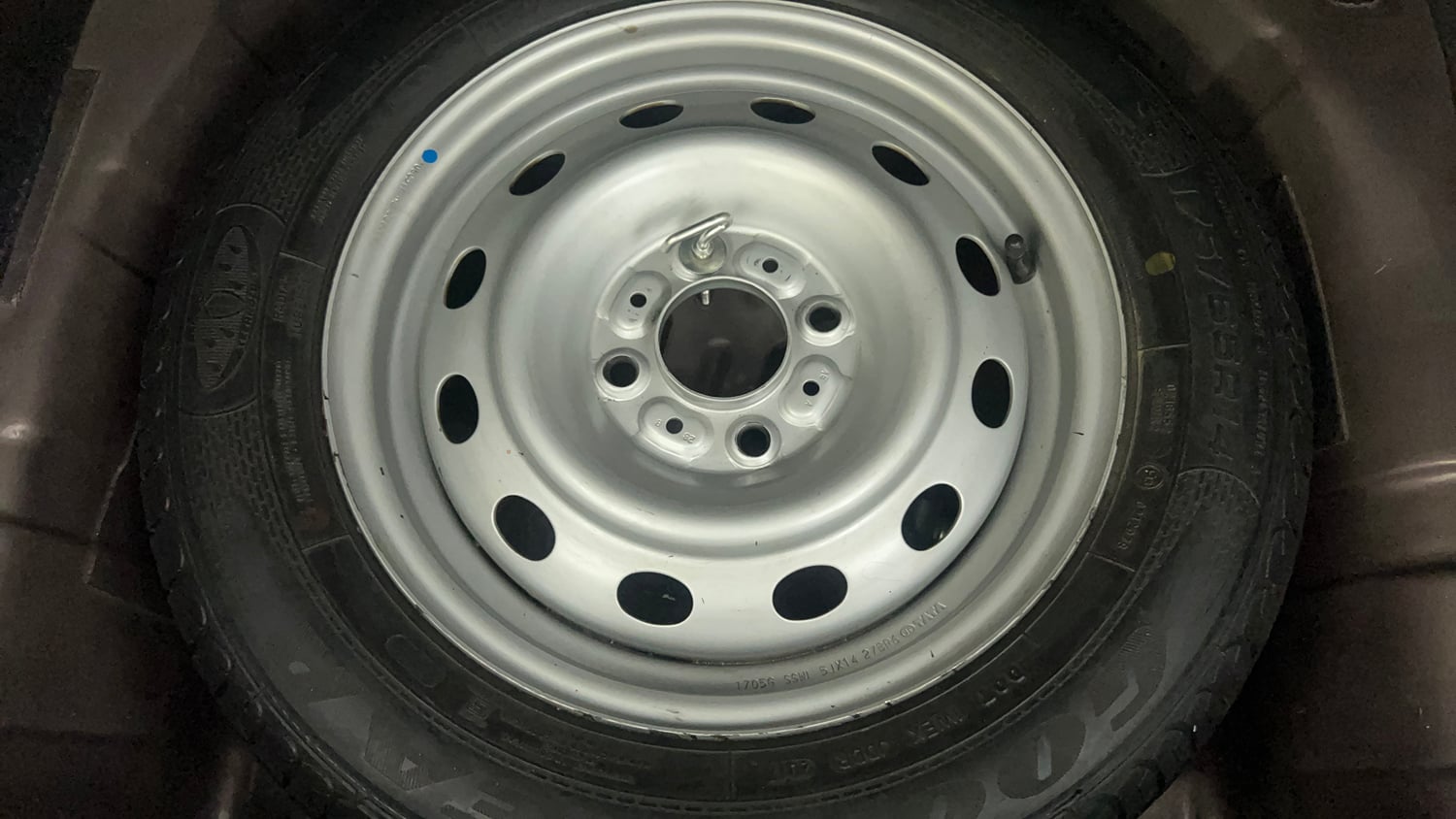Used 2017 Tata Tiago Revotron XZA Petrol Automatic tyres SPARE TYRE VIEW