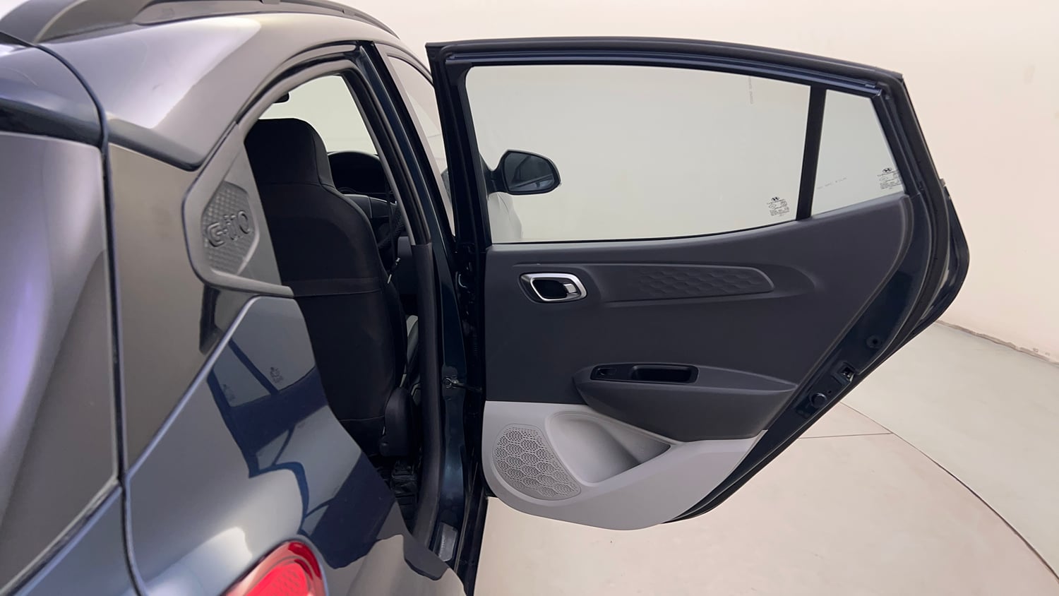 Used 2020 Hyundai Grand i10 Nios Sportz 1.2 Kappa VTVT Petrol Manual interior RIGHT REAR DOOR OPEN VIEW
