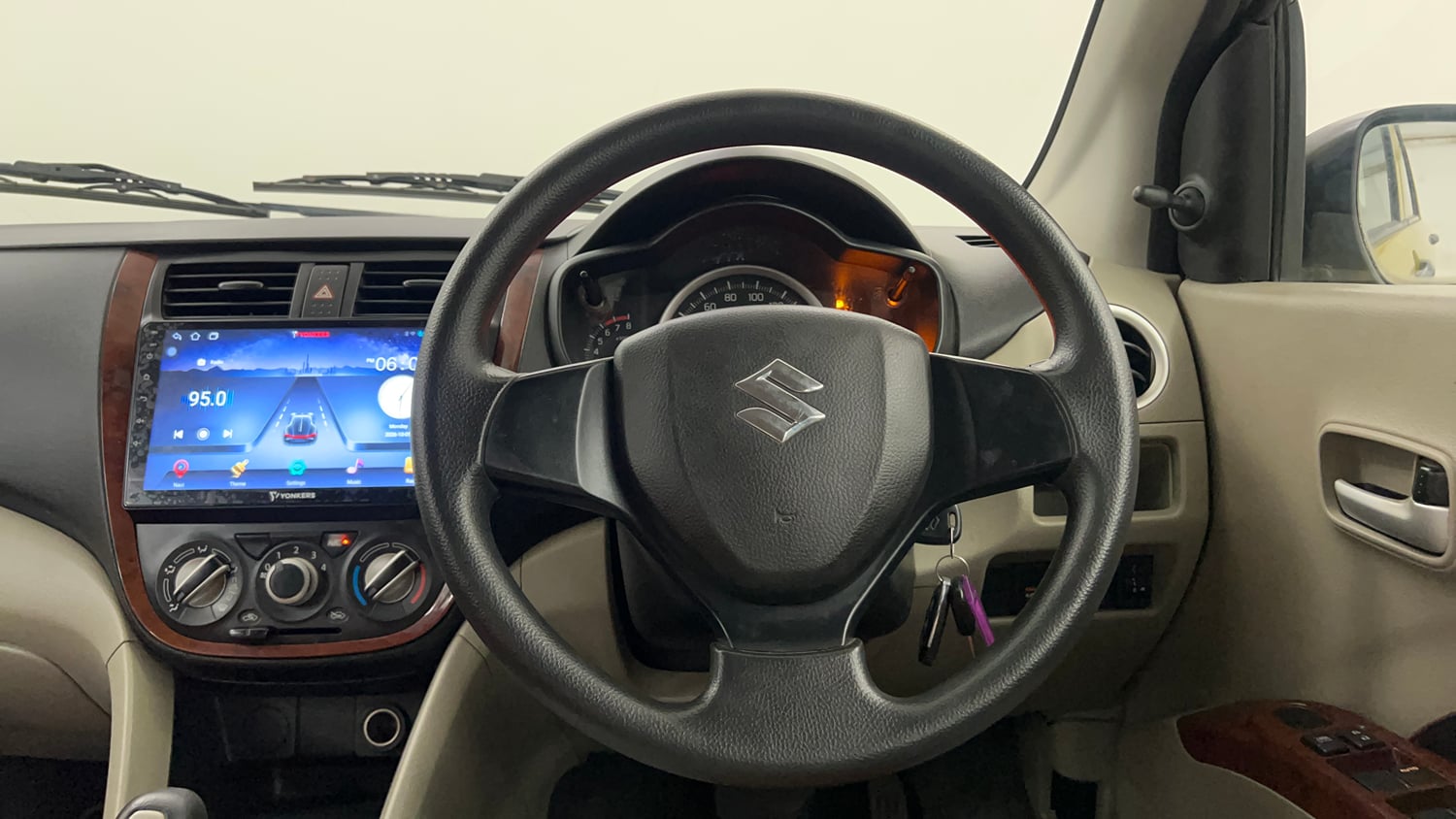 Used 2015 Maruti Suzuki Celerio VXi AMT Petrol Automatic interior STEERING VIEW