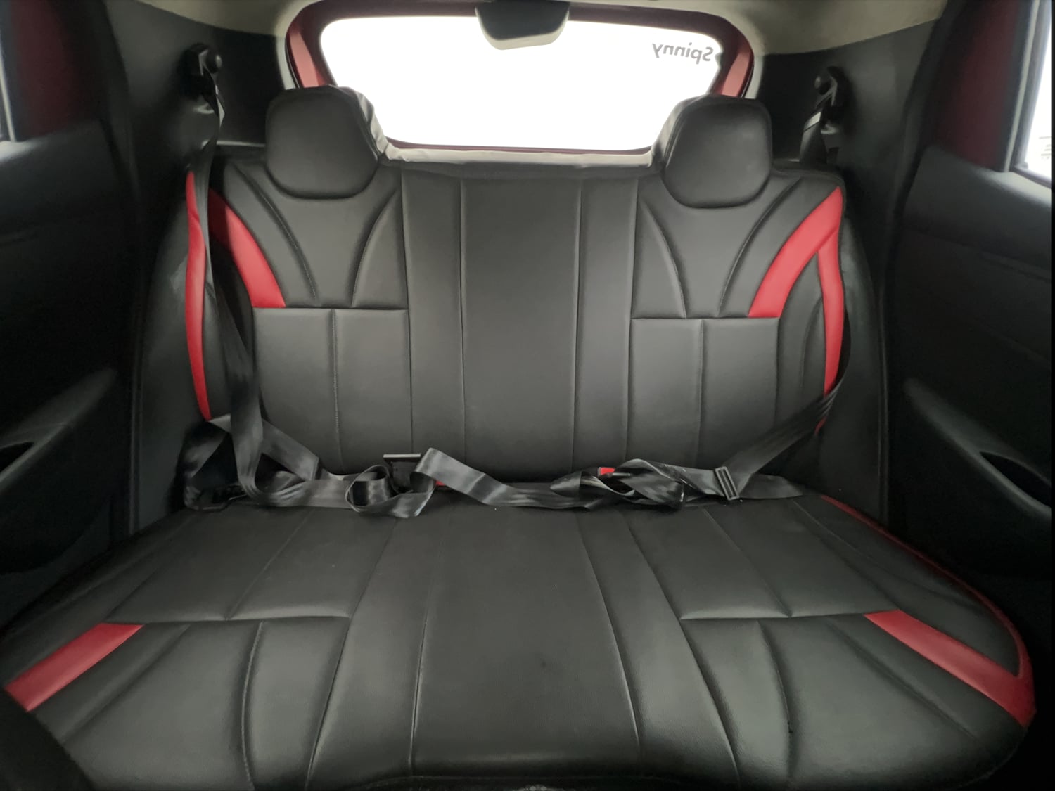 Used 2017 Renault Kwid 1.0 RXT AMT Petrol Automatic interior REAR SEAT CONDITION VIEW