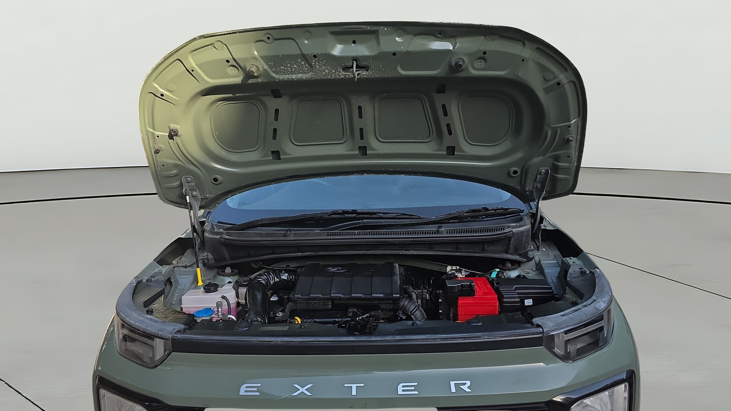 Used 2023 Hyundai Exter S 1.2 MT Petrol Manual engine ENGINE & BONNET OPEN FRONT VIEW