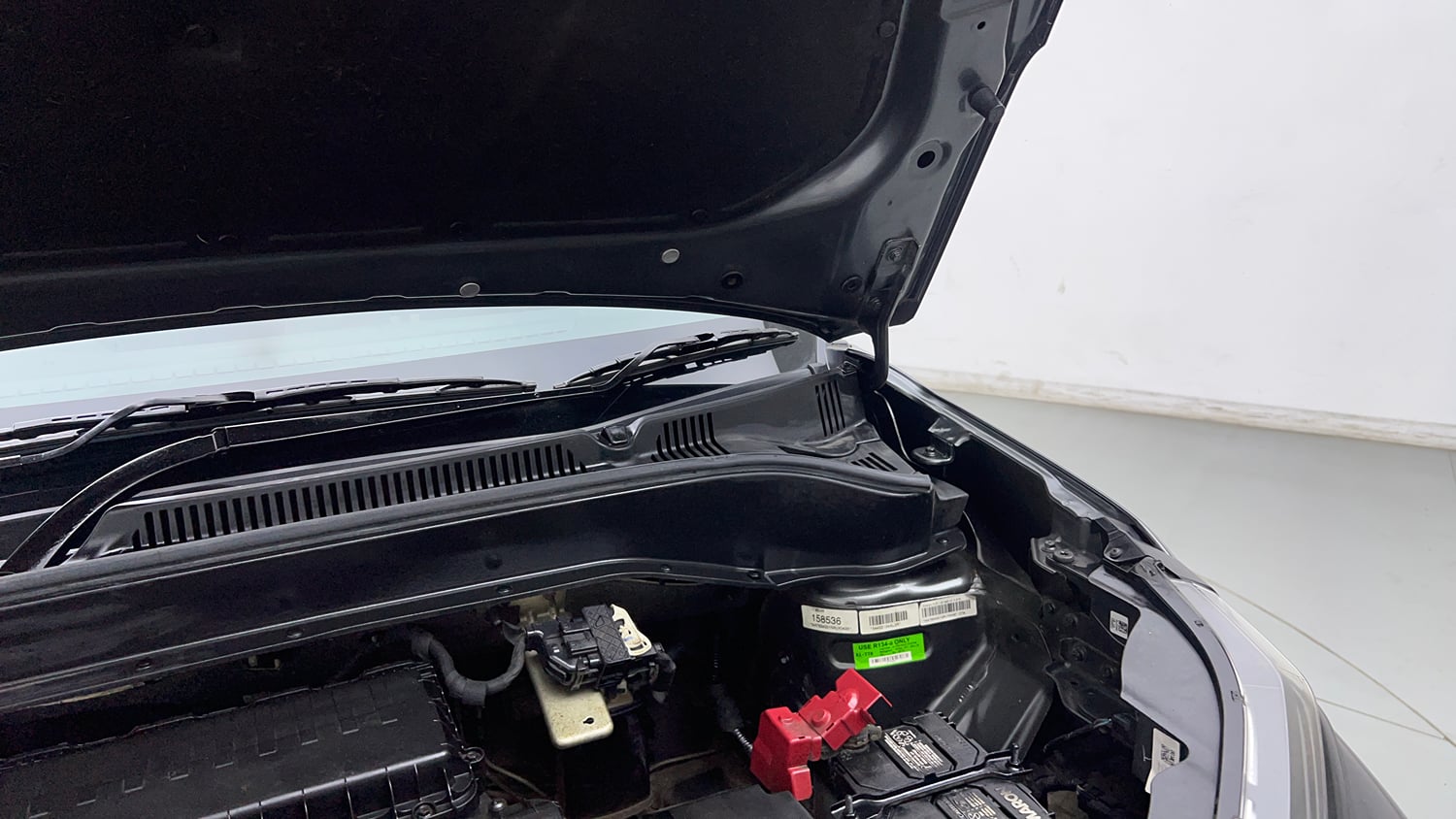 Used 2022 Tata Punch Pure MT Petrol Manual engine ENGINE LEFT SIDE HINGE & APRON VIEW