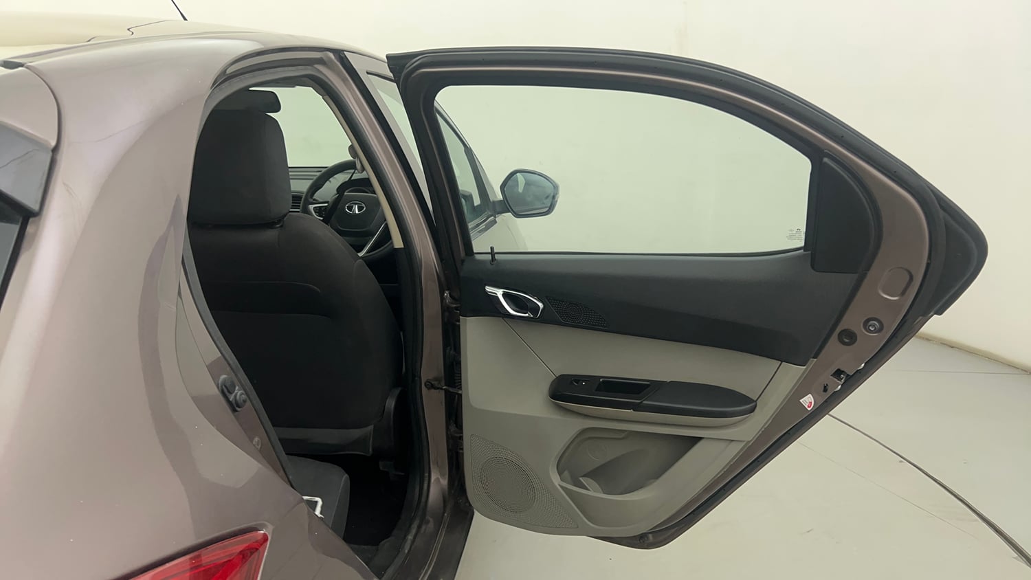 Used 2017 Tata Tiago Revotron XZA Petrol Automatic interior RIGHT REAR DOOR OPEN VIEW