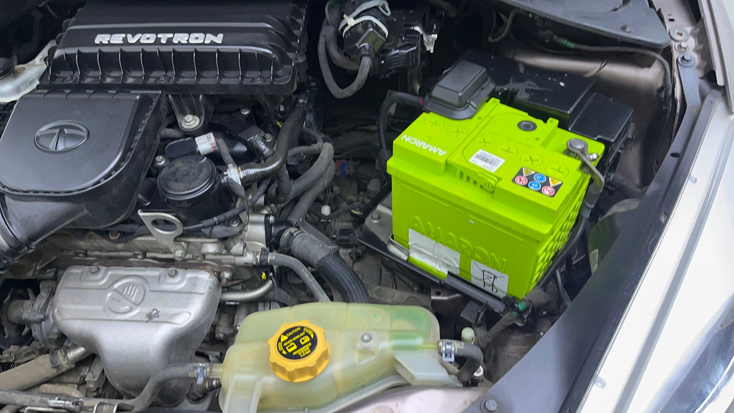 Used 2016 Tata Tiago Revotron XZ Petrol Manual engine ENGINE LEFT SIDE VIEW